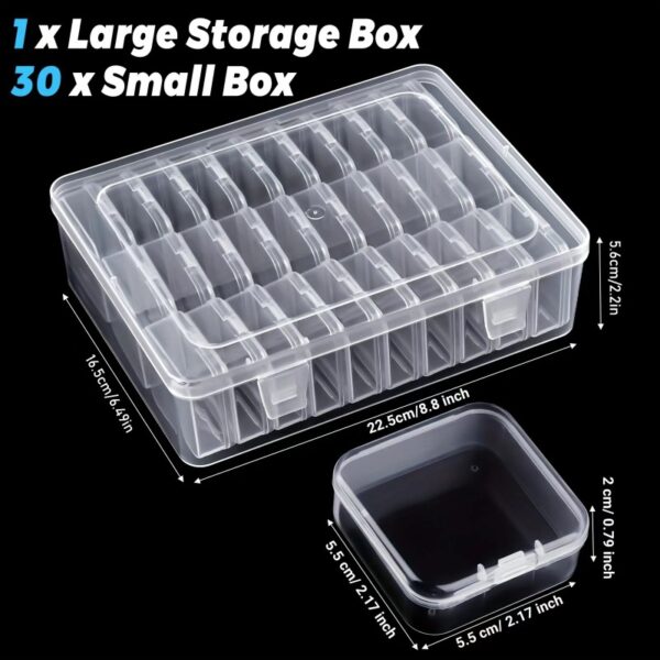 Beads classification storage box 30 compartments